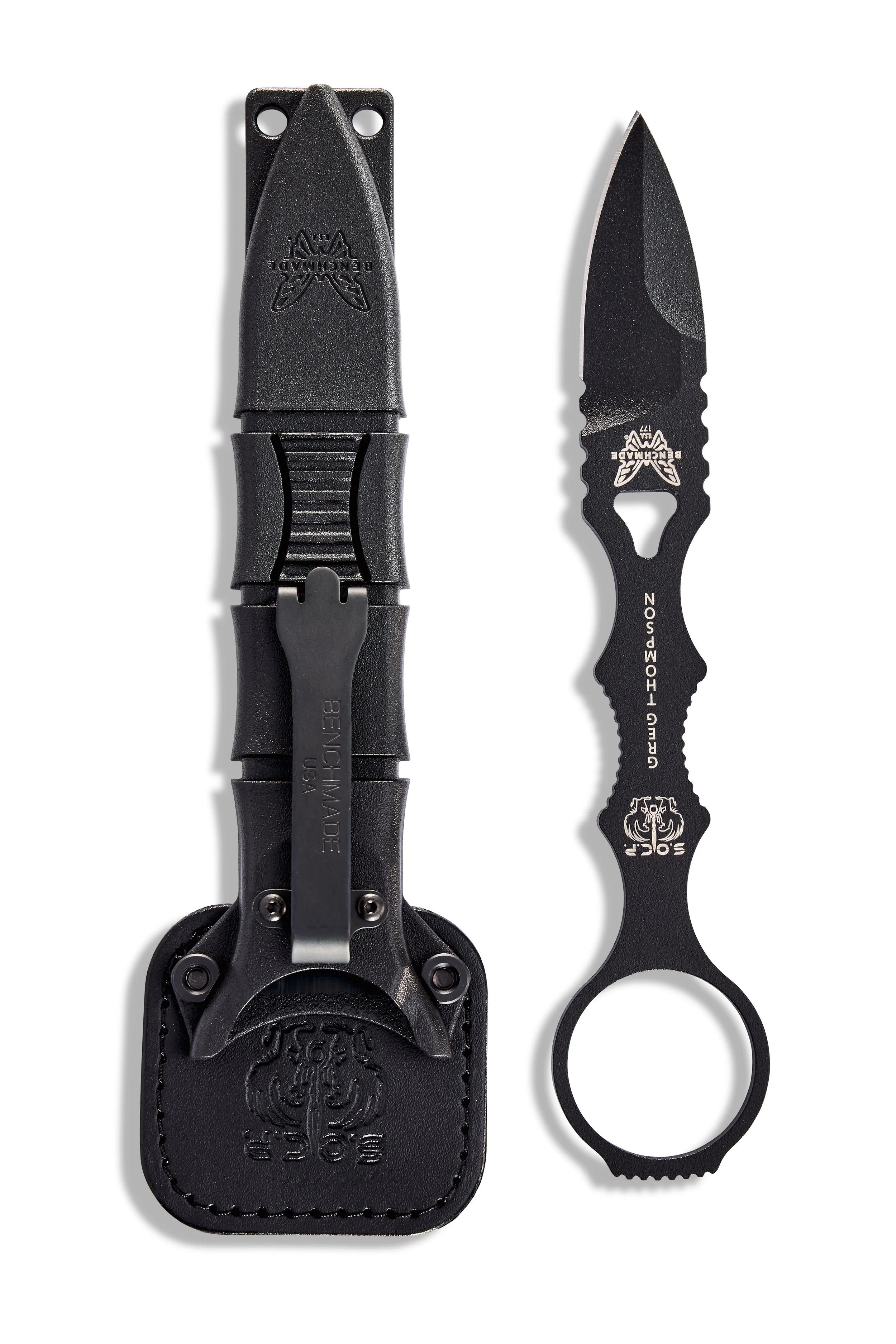 BENCHMADE MINI SOCP SPR PNT BLK - 177BK
