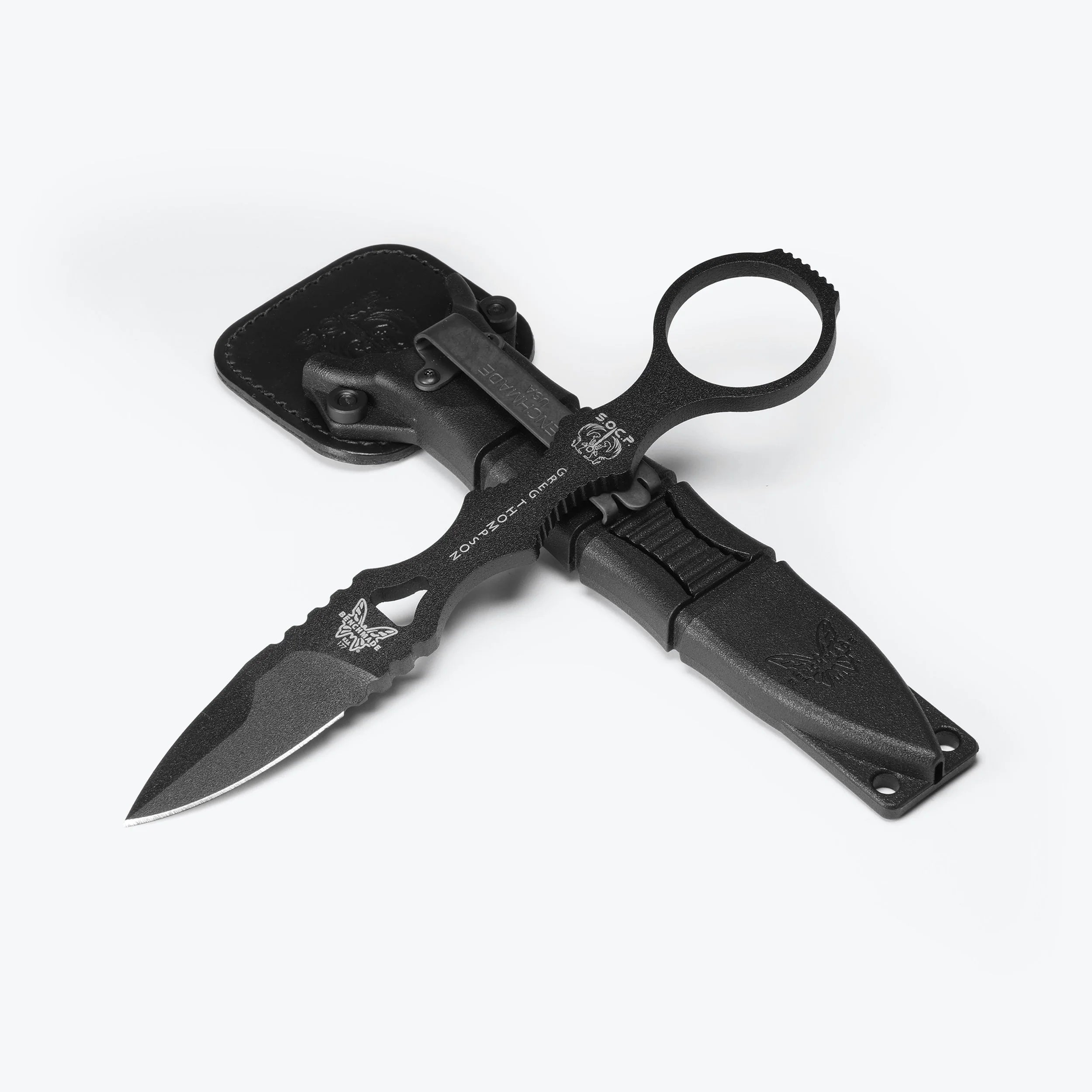 BENCHMADE MINI SOCP SPR PNT BLK - 177BK