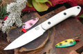 Bark River Knives Bird & Trout - Ivory G10 - Black Liners - Black Pins - CPM 154