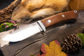 Bark River Knives Classic Drop Point Hunter - Dark Curly Maple #1