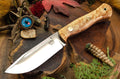 Bark River Knives Cub EDC - Birdseye Maple - Black Liners - Brass Pins