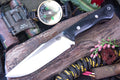 Bark River Knives Hellkat Utility - Black Canvas Micarta - CPM 4V