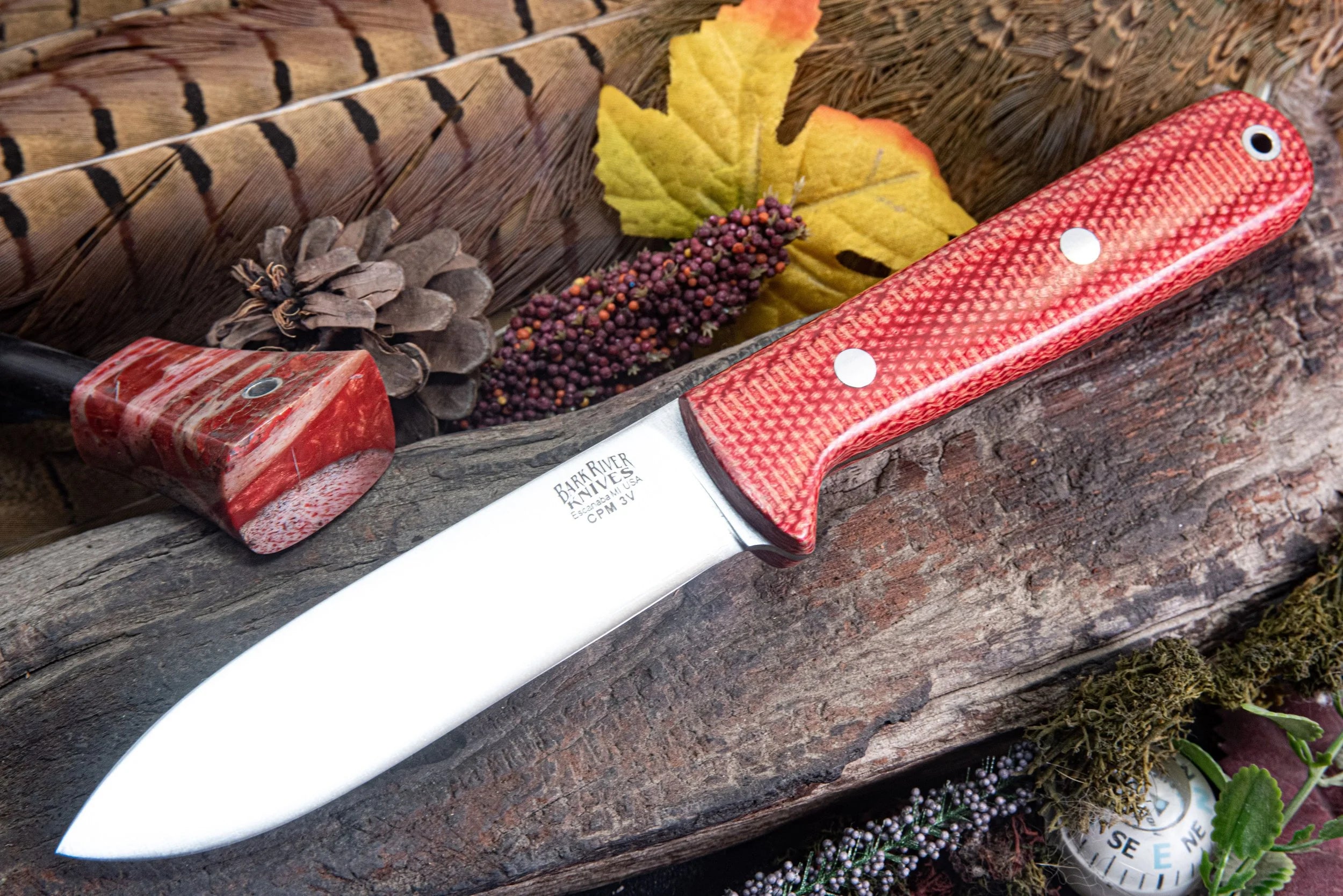 Bark River Knives Kephart 4 -  Firedog Canvas - CPM 3V