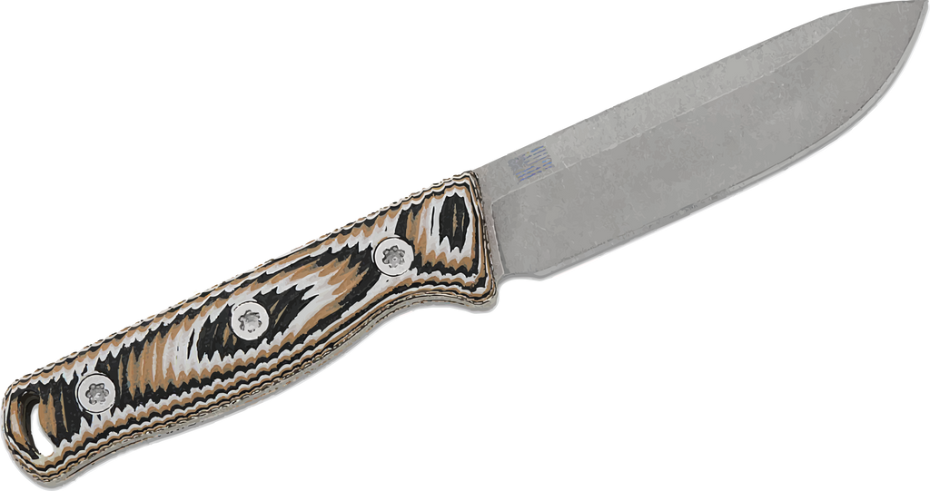 Hellbender Blade Co. Mudpup 4 - Tri-color G10 - Kydex Sheath