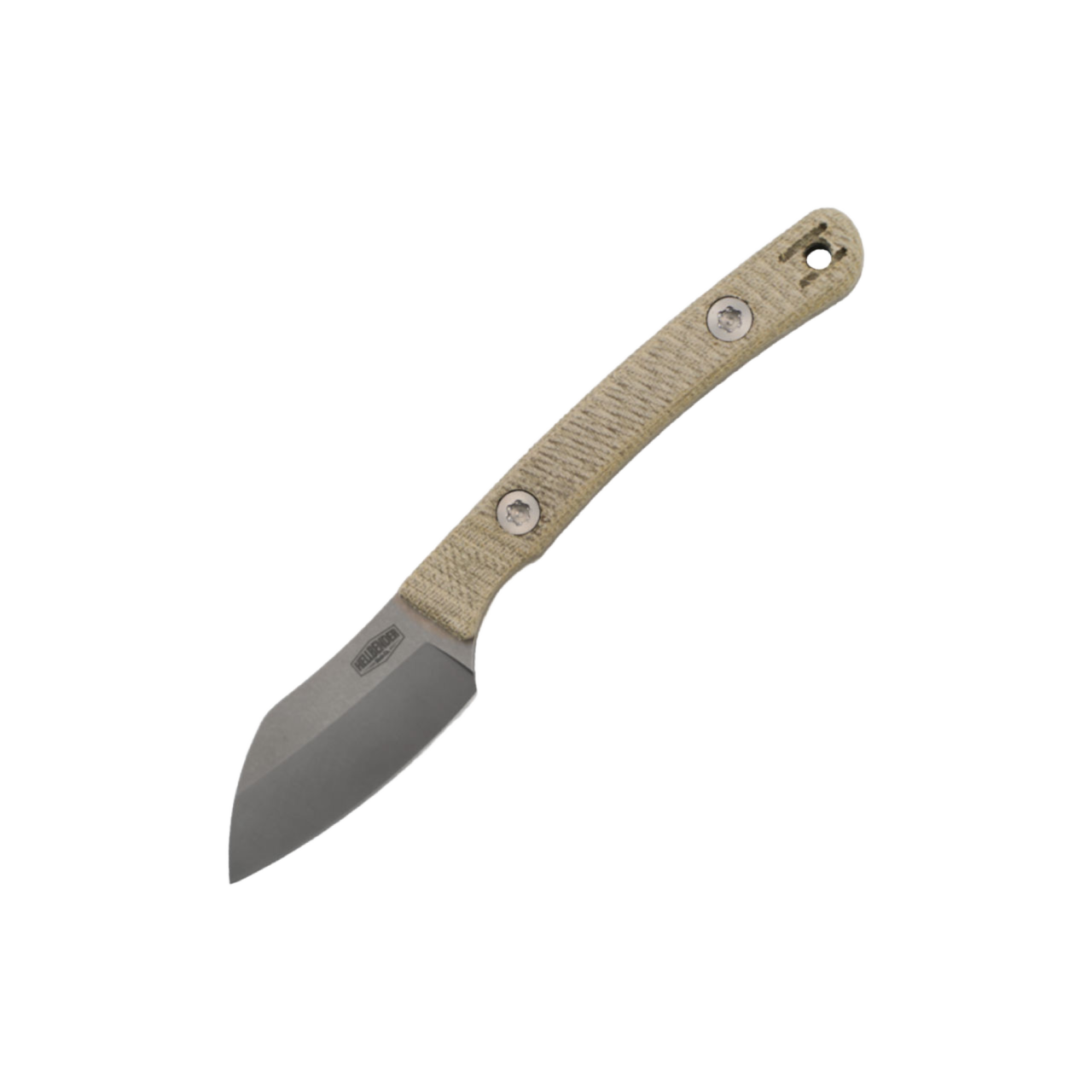 Hellbender Blade Co. Newt - OD Green Micarta