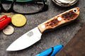 Bark River Knives PSK - Amber Stag Bone #3 - Black Liners - CPM 3V