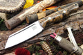 Bark River Knives Taskmaster - Spalted Hackberry Burl #1 - Black Liner - MagnaCut