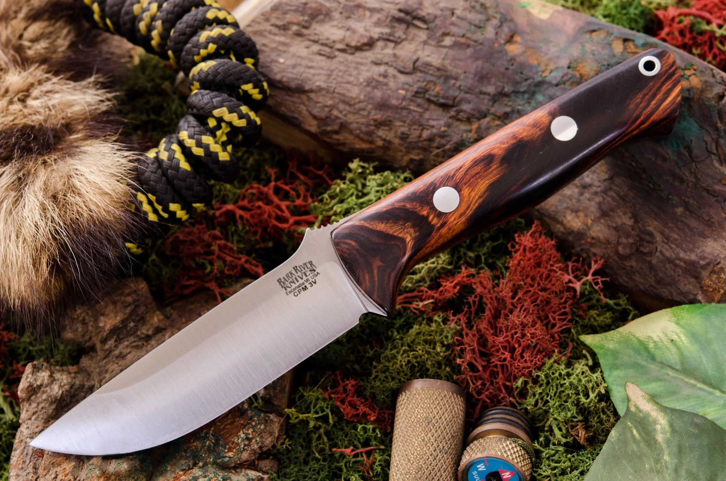 Bark River Knives Bravo 1 LT - Desert Ironwood Burl #1 - CPM 3V