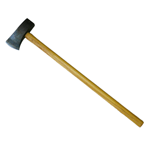 Splitting Maul with Sledge Eye “Ol’ No. 7” - 7 lb head - 36″ Straight Hickory Sledge Handle