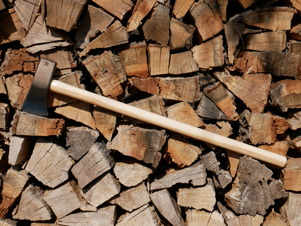 Splitting Maul with Sledge Eye “Ol’ No. 7” - 7 lb head - 36″ Straight Hickory Sledge Handle